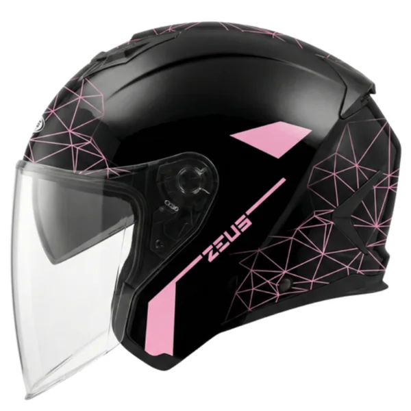 Jet Kaciga Zeus 629A BL16 Pink