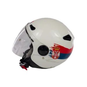 Jet Kaciga Zeus ZS-210B Srpska Zastava